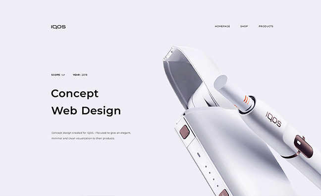 IQOS网页设计